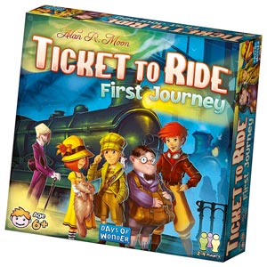 Ticket to Ride First Journey Board Game, 300 lb