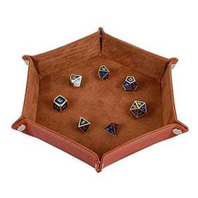 10'' Wooden Dice Tray - Vassoio lancia dadi con bordi alti.