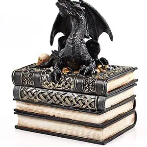 Forged Dice Co. Dragon Treasure Book Würfel Box, 300 lb